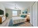 Calming main bedroom with hardwood floors, plenty of natural light, and a serene atmosphere at 5046 Gato Del Sol Cir, Wesley Chapel, FL 33544