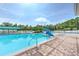 Community pool with chairs, covered area and sun exposure at 5046 Gato Del Sol Cir, Wesley Chapel, FL 33544