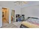 Bright bedroom with a large closet and attached bathroom at 5717 Fishhawk Ridge Dr, Lithia, FL 33547