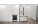 Modern kitchen featuring stainless steel appliances, and ample storage space in white cabinetry at 5884 51St S St, St Petersburg, FL 33715