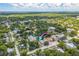 Scenic aerial view showing the property in a tree-lined neighborhood with easy access to nearby amenities at 6408 N Central Ave, Tampa, FL 33604