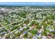 Expansive aerial view of a residential neighborhood showcasing tree-lined streets and well-kept homes at 6844 34Th N Ave, St Petersburg, FL 33710