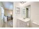 Clean bathroom with a vanity and a toilet at 6865 Circle Creek Dr, Pinellas Park, FL 33781