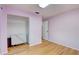 Bedroom featuring wood floor, and a closet at 6865 Circle Creek Dr, Pinellas Park, FL 33781
