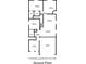 Floor plan showcasing the layout of the ground floor with labeled rooms at 11130 Summer Star Dr, Riverview, FL 33579