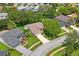 Charming single-story home with a well-manicured lawn, mature trees and long driveway in a residential neighborhood at 11412 Alden Ct, Hudson, FL 34667