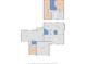 Floor plans featuring the bedrooms, baths, kitchen, garage and living room at 1357 Dinsmore Ct, New Port Richey, FL 34655
