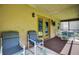 Relaxing screened lanai provides a bug-free retreat to enjoy the Florida weather at 1357 Dinsmore Ct, New Port Richey, FL 34655