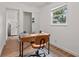 Bright home office with hardwood floors and a window with lots of natural light at 1743 Fulton Ave, Clearwater, FL 33755
