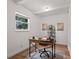 Home office with hardwood floors and a vintage-style desk at 1743 Fulton Ave, Clearwater, FL 33755