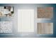 A beautiful selection of interior finishes featuring white subway backsplash and ornamental white granite at 2560 S Biscayne Dr, North Port, FL 34287