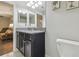 Bathroom with a vanity, granite countertop, and neutral colors at 28568 Tranquil Lake Cir, Wesley Chapel, FL 33543
