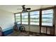 An enclosed patio with windows features a bicycle and view of the outdoors at 416 73Rd N Ave # 206, St Petersburg, FL 33702