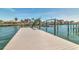 Private dock on the water, perfect for boating and enjoying waterfront living at 451 Palm Ne Is, Clearwater Beach, FL 33767