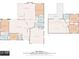 Detailed floor plan of a spacious home with multiple bedrooms, bathrooms, living areas, and garage at 451 Palm Ne Is, Clearwater Beach, FL 33767