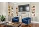 Cozy living room boasts a fireplace, custom built-ins, and comfortable seating at 610 S Rome Ave # 602, Tampa, FL 33606