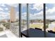Balcony view featuring iconic Tampa landmarks and city views, offering a picturesque backdrop for relaxation and entertainment at 777 N Ashley Dr # 2312, Tampa, FL 33602
