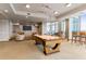 Stylish game room with a pool table and comfortable seating, perfect for entertaining friends and Gathering at 777 N Ashley Dr # 2312, Tampa, FL 33602