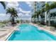Expansive rooftop pool surrounded by lush landscaping and city views, creating a perfect urban escape at 777 N Ashley Dr # 2312, Tampa, FL 33602