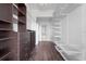 Spacious walk-in closet provides ample shelving and drawer storage at 777 N Ashley Dr # 2312, Tampa, FL 33602