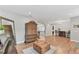 Inviting living space featuring wood floors, and an open layout at 7809 E 114Th Ave, Temple Terrace, FL 33617