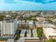 Take in this aerial view of the buildings and greenery of the city at 851 3Rd Ave N, St Petersburg, FL 33701