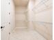 A large walk-in closet with custom wire shelving, perfect for any wardrobe and accessories at 8749 Drummer Plank Dr, Wesley Chapel, FL 33545