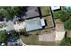 Aerial view of the property and the community playground at 1006 Harvest Moon Dr, Seffner, FL 33584
