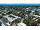 Overhead aerial view shows the location of the condo relative to the surrounding town at 11485 Oakhurst Rd # 310, Largo, FL 33771