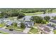 Beautiful aerial shot of homes nestled by a golf course and a tranquil lake at 1222 Rainbrook Cir, Valrico, FL 33596