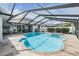 Inviting screened-in pool and patio area, perfect for entertaining and relaxation at 1222 Rainbrook Cir, Valrico, FL 33596