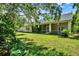 Expansive backyard featuring a screened-in lanai and lush landscaping for ultimate relaxation and privacy at 13321 Lewis Raulerson Rd, Dover, FL 33527