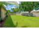 Spacious, well-maintained backyard with a privacy fence, perfect for outdoor enjoyment at 1649 Ledgestone Dr, Brandon, FL 33511