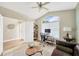 Bright office space with a large window and ample seating at 1649 Ledgestone Dr, Brandon, FL 33511