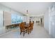Well-lit dining area with access to the kitchen and scenic views at 16600 Gulf Blvd # 437, North Redington Beach, FL 33708