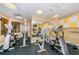 Community gym features cardio equipment including treadmills, ellipticals, and exercise bikes at 16600 Gulf Blvd # 437, North Redington Beach, FL 33708
