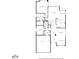 Detailed floor plan of the home showing layout and room dimensions at 18917 Avenue Biarritz, Lutz, FL 33558
