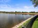 Tranquil view of pond from backyard at 18917 Avenue Biarritz, Lutz, FL 33558
