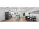 An interior shot of the dining room, featuring updated appliances, cabinetry, flooring and lighting at 2333 Indigo Dr, Clearwater, FL 33763