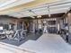 Spacious garage with ample storage and workout equipment at 24811 Gun Smoke Dr, Land O Lakes, FL 34639