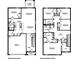 Detailed floor plan showcasing the layout of a two-story home with labeled rooms and dimensions at 36156 Sunflower Hill Dr, Zephyrhills, FL 33541