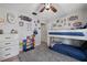 Fun room featuring a bunk bed, playful decor, and tile flooring at 4613 Summerwind Ct, Plant City, FL 33566