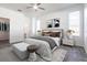 Bright main bedroom features neutral color palette and decor at 5017 46Th W St, Bradenton, FL 34210