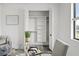 Closet with adjustable shelves providing ample storage in this modern home at 6206 64Th N Way, Pinellas Park, FL 33781