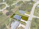 Aerial view of property showing home and surrounding landscaping at 9073 Fruitland Ave, Englewood, FL 34224