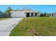Charming single-story home with a well-manicured lawn, two car garage and inviting entrance at 9073 Fruitland Ave, Englewood, FL 34224