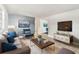 Inviting living room with modern decor, stylish furniture, and ample natural light at 9312 N Tampa St, Tampa, FL 33612