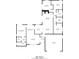 Detailed floor plan showcasing the layout of the home and room dimensions and total sq footage at 9807 Stephenson Dr, New Port Richey, FL 34655