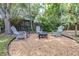 Enjoy the outdoors around a cozy fire pit area with room for your guests at 153 Alpine Ct, Bradenton, FL 34208