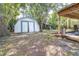 This great storage shed in the backyard will give you space for all of your toys and tools at 153 Alpine Ct, Bradenton, FL 34208